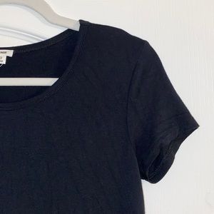 GARAGE BLACK T-SHIRT DRESS